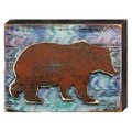 Clean Choice Brown Bears Family Art on Board Wall Decor CL2097413